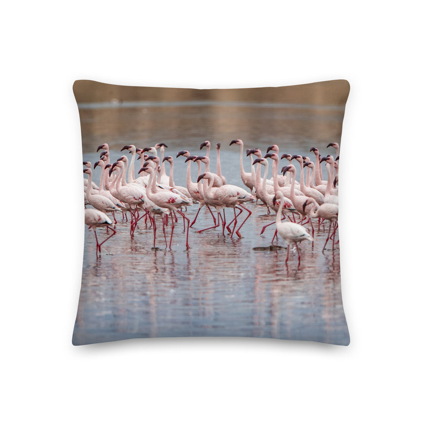 "Pink Splendour" Decorative Pillow – 18"
