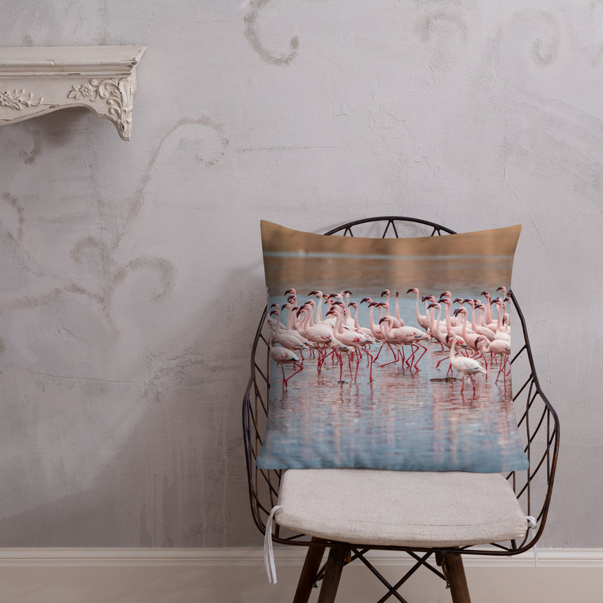 "Pink Splendour" Decorative Pillow – 18"