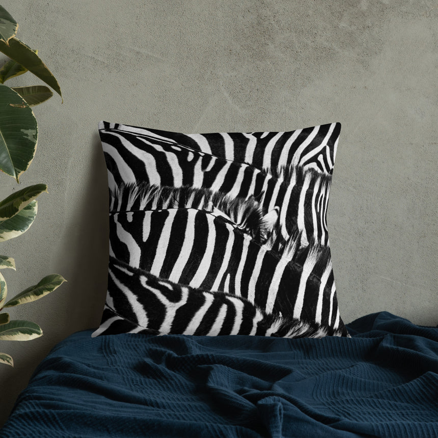 "A Myriad of Stripes" Decorative Pillow – 18"