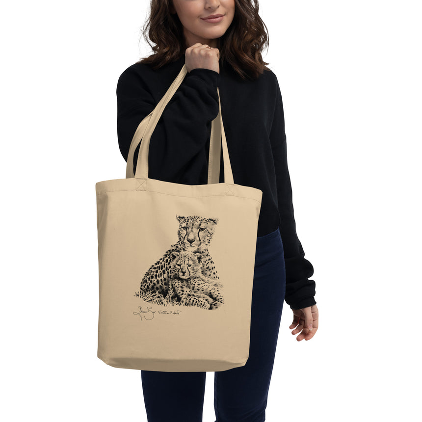 "Cheetah Kin" Eco Tote Bag – Small