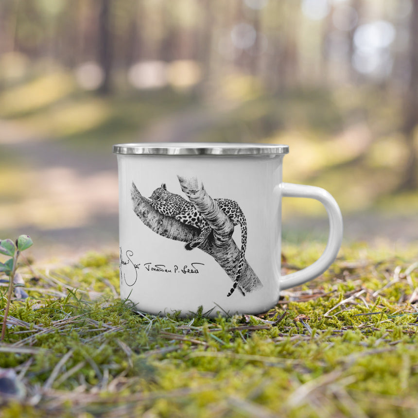 "Coat of Spots" Enamel Mug