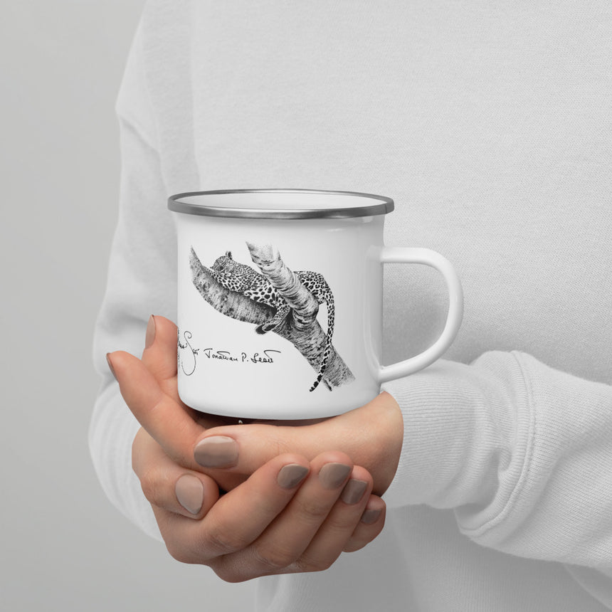 "Coat of Spots" Enamel Mug