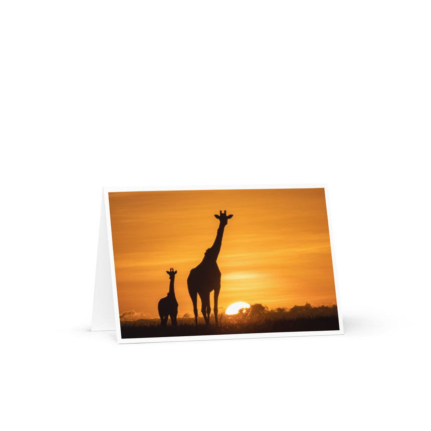 "Masai Mara Sunrise" Greeting Card – 4" x 6"