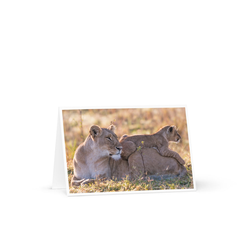"Bonding Time" Greeting Card – 4" x 6"