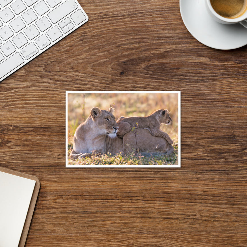 "Bonding Time" Greeting Card – 4" x 6"