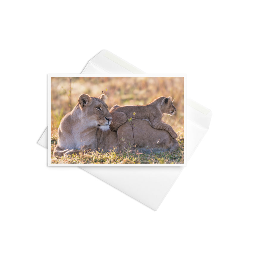 "Bonding Time" Greeting Card – 4" x 6"