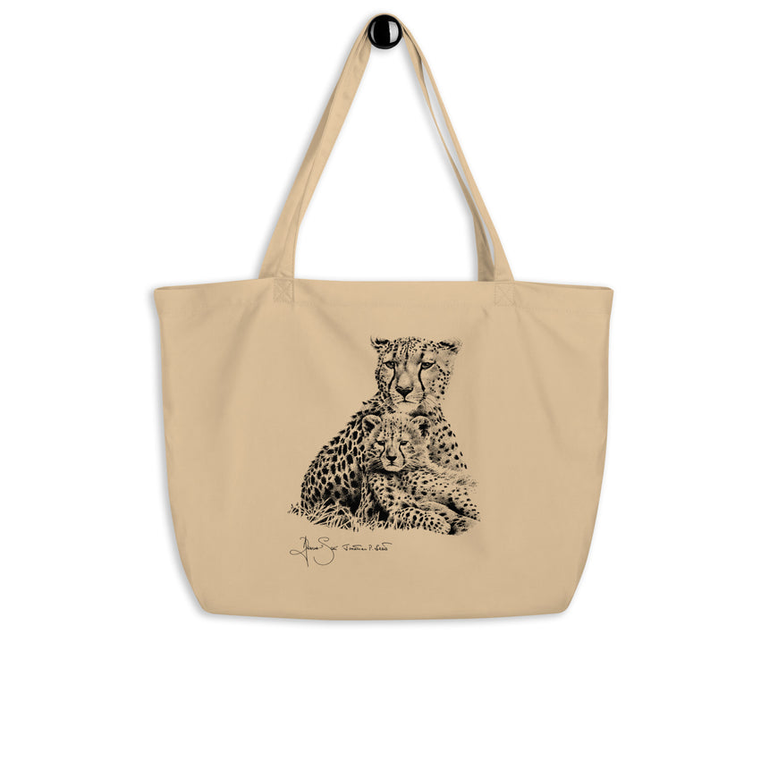 "Cheetah Kin" Eco Tote Bag – Large