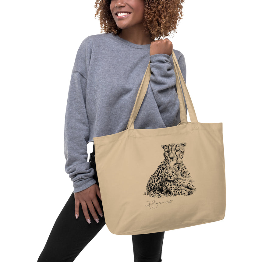 "Cheetah Kin" Eco Tote Bag – Large