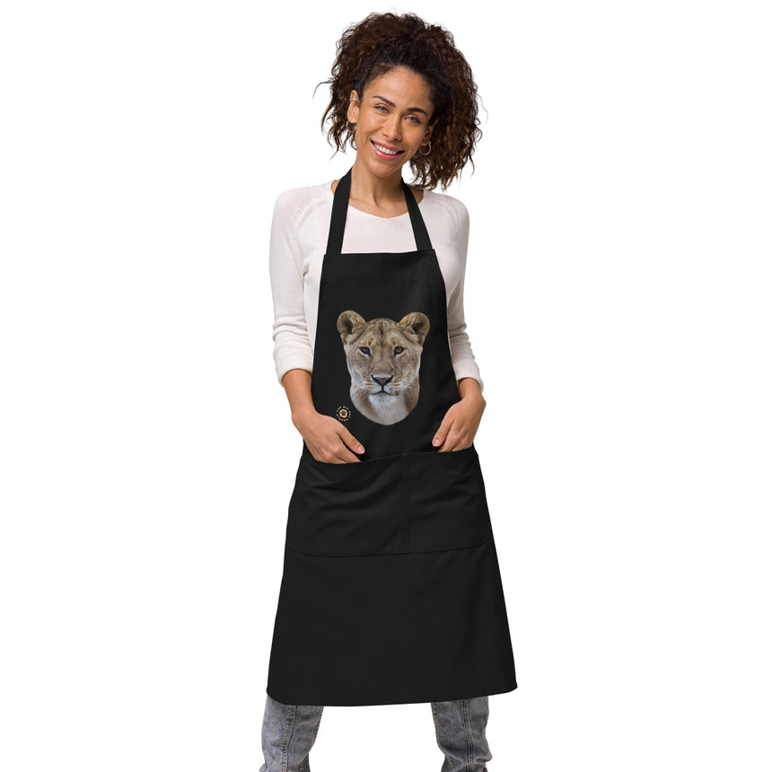 "Kabibi the Lioness" Organic Cotton Apron