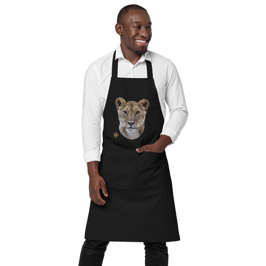 "Kabibi the Lioness" Organic Cotton Apron