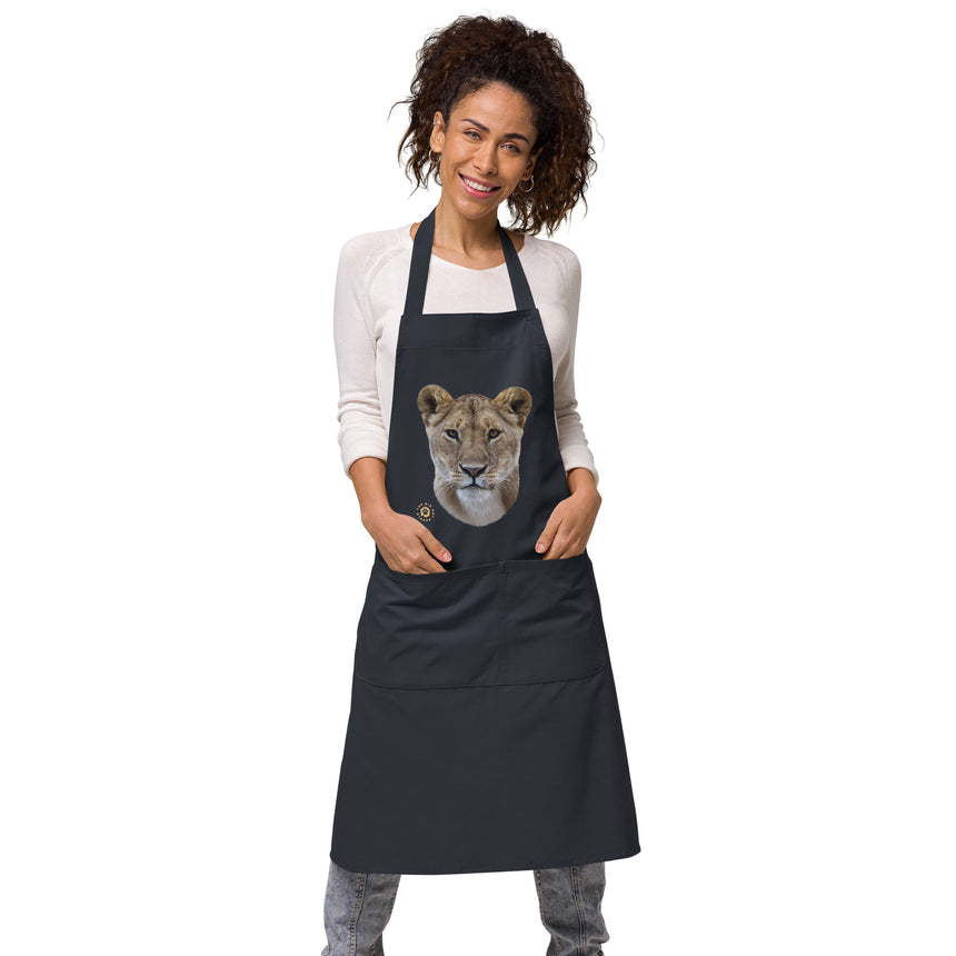 "Kabibi the Lioness" Organic Cotton Apron