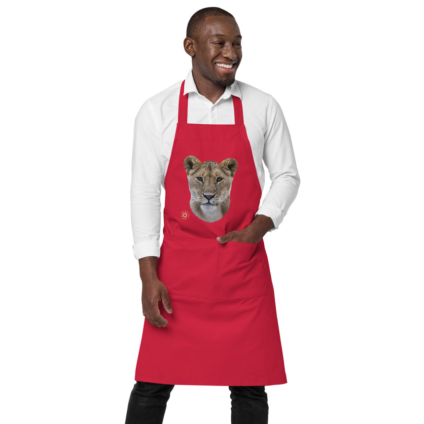"Kabibi the Lioness" Organic Cotton Apron