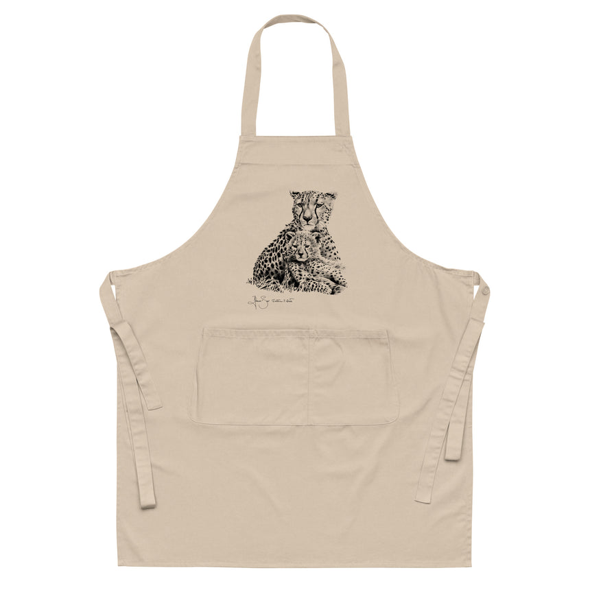 "Cheetah Kin" Organic Cotton Apron