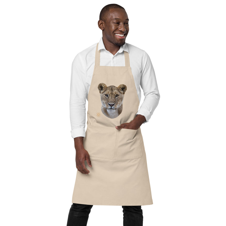 "Kabibi the Lioness" Organic Cotton Apron