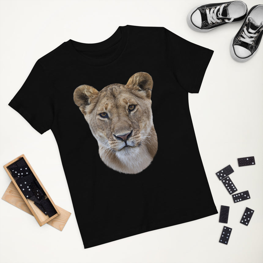 "Kabibi the Lioness" Organic Cotton T-shirt – Kids