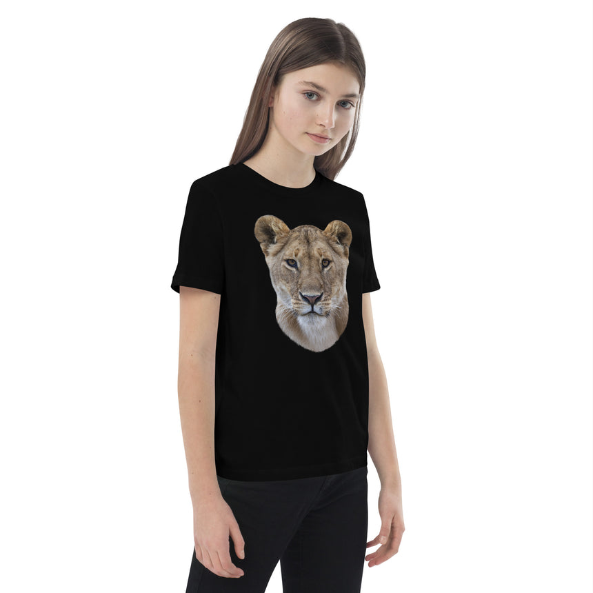 "Kabibi the Lioness" Organic Cotton T-shirt – Kids