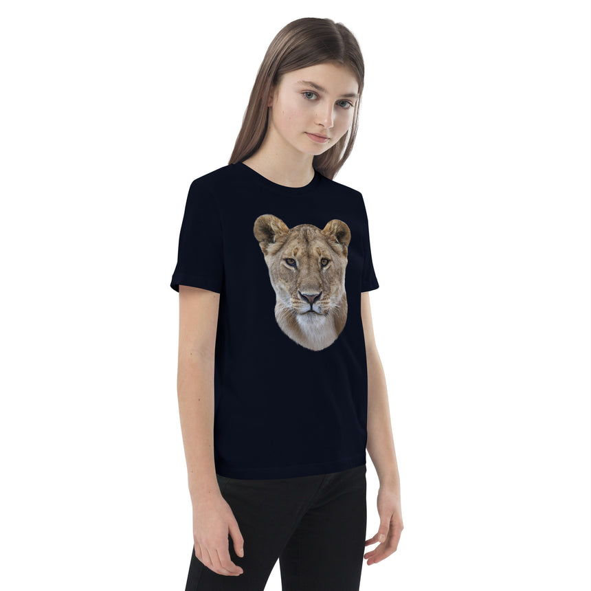 "Kabibi the Lioness" Organic Cotton T-shirt – Kids