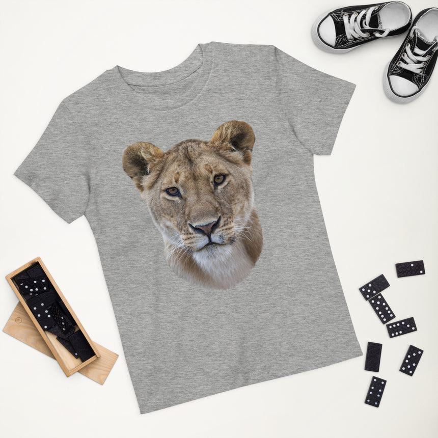 "Kabibi the Lioness" Organic Cotton T-shirt – Kids