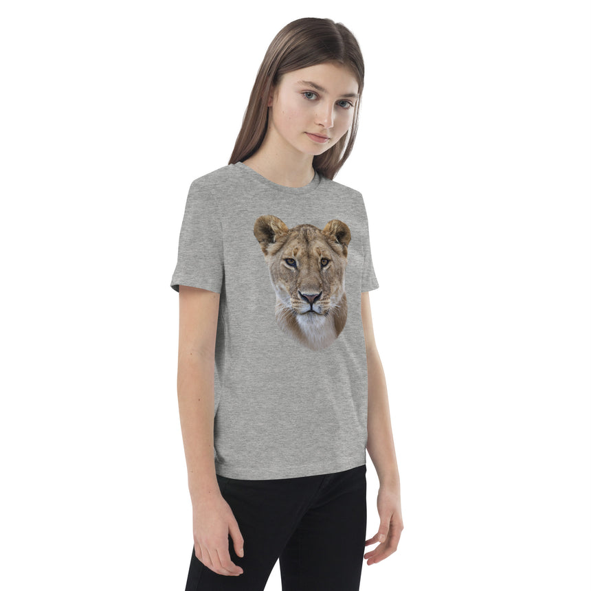 "Kabibi the Lioness" Organic Cotton T-shirt – Kids