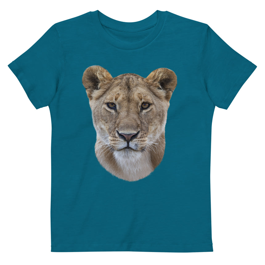 "Kabibi the Lioness" Organic Cotton T-shirt – Kids