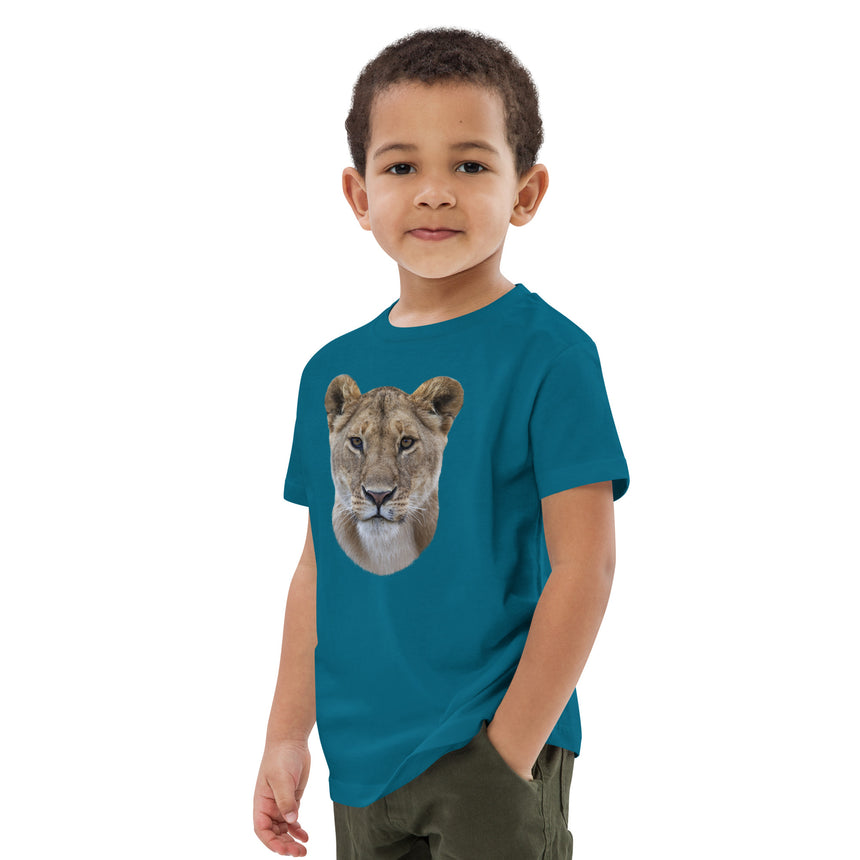 "Kabibi the Lioness" Organic Cotton T-shirt – Kids