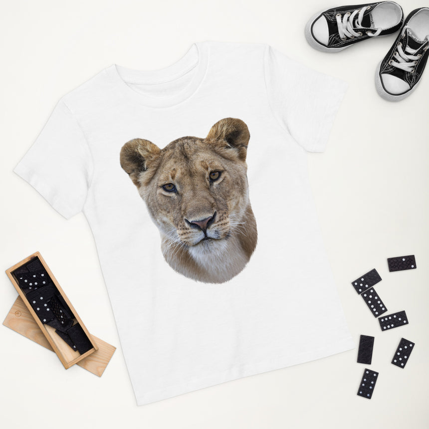 "Kabibi the Lioness" Organic Cotton T-shirt – Kids