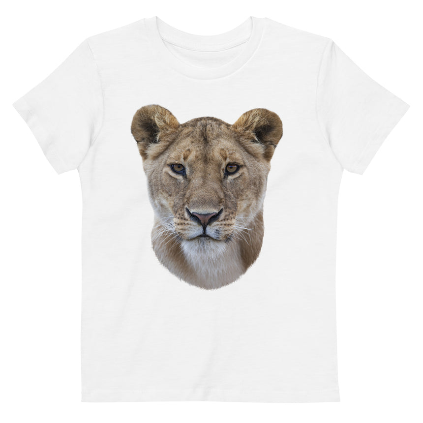 "Kabibi the Lioness" Organic Cotton T-shirt – Kids