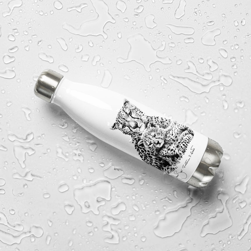 "Cheetah Kin" Stainless Steel Water Bottle