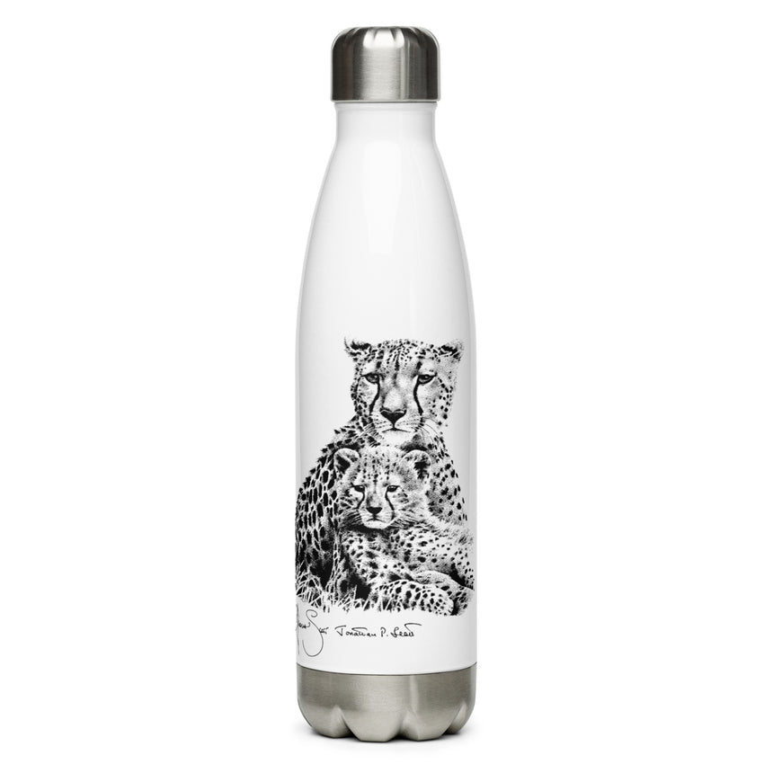 "Cheetah Kin" Stainless Steel Water Bottle