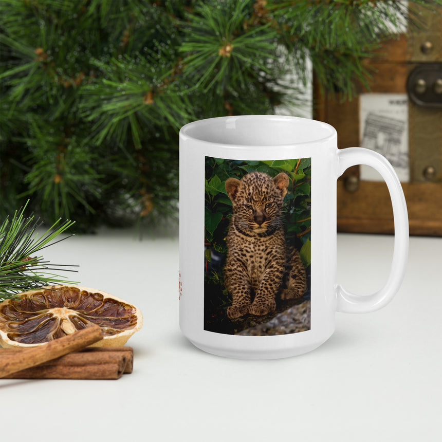 "Spotted Cub" Ceramic Mug – 15oz