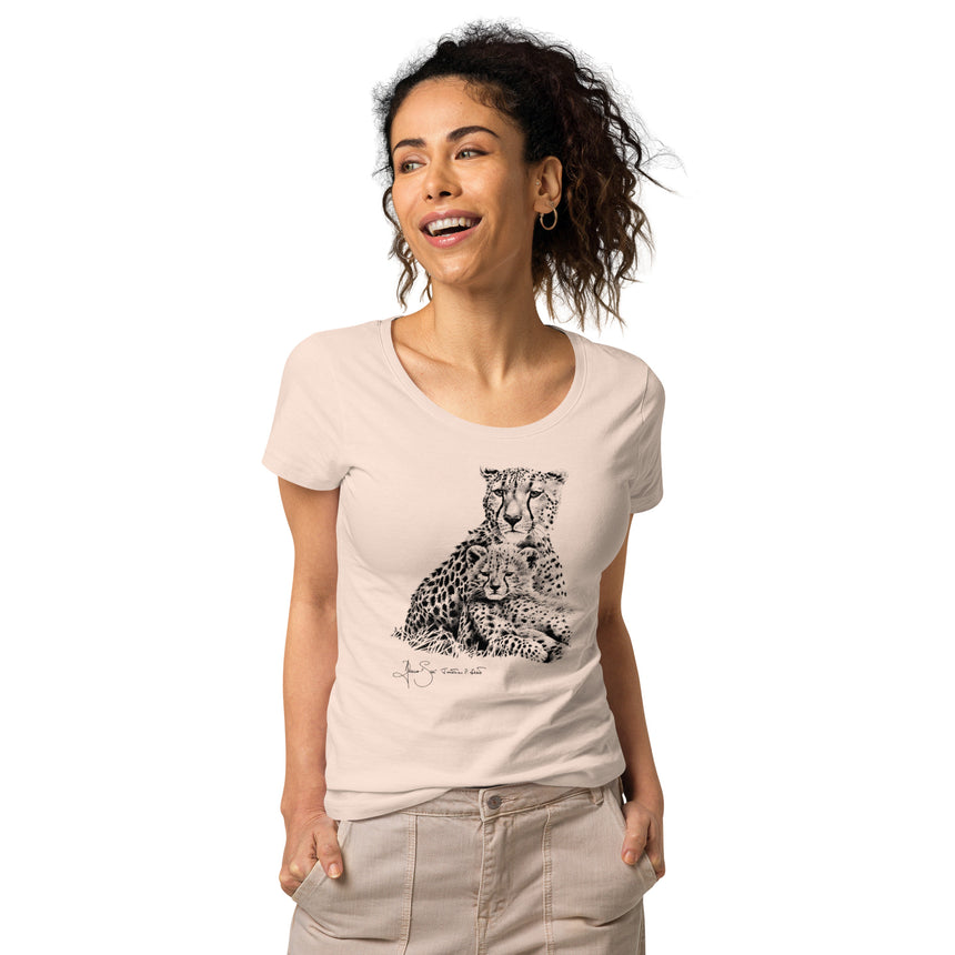 "Cheetah Kin" Organic Cotton T-shirt – Women's