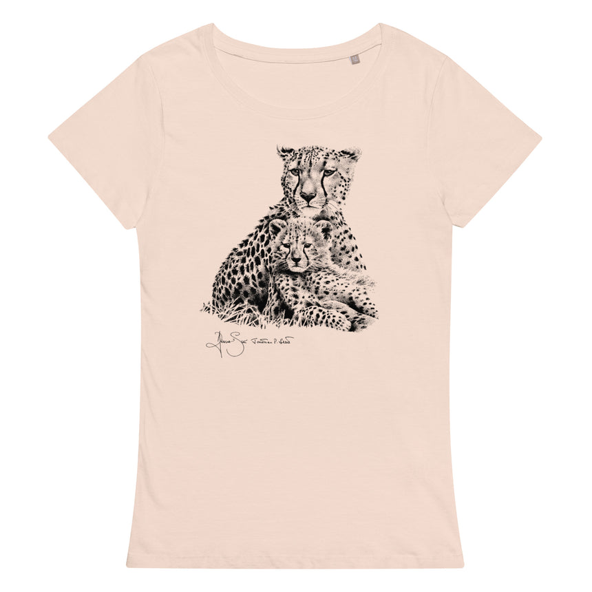 "Cheetah Kin" Organic Cotton T-shirt – Women's