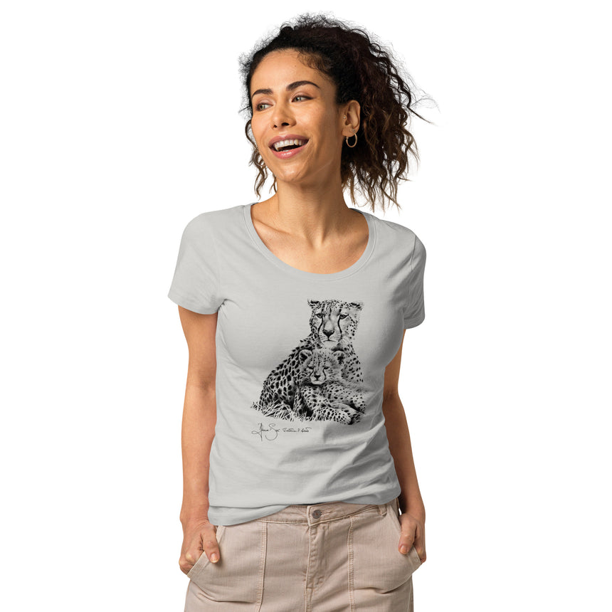 "Cheetah Kin" Organic Cotton T-shirt – Women's