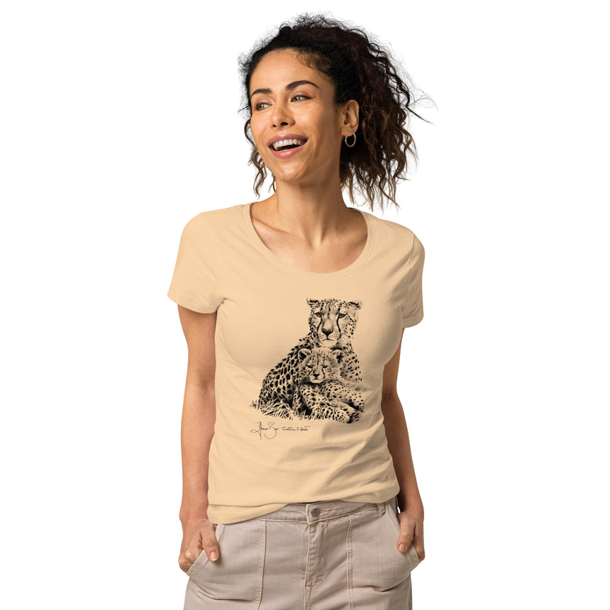 "Cheetah Kin" Organic Cotton T-shirt – Women's