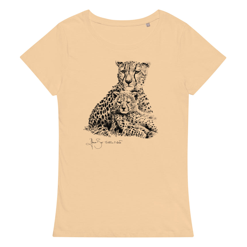 "Cheetah Kin" Organic Cotton T-shirt – Women's