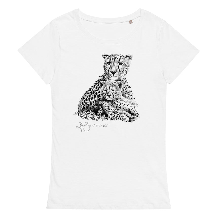 "Cheetah Kin" Organic Cotton T-shirt – Women's