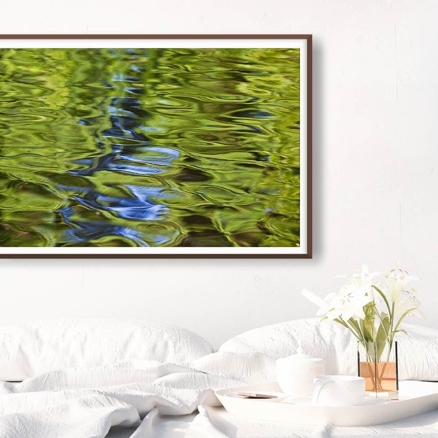 Fine art photographic print by Jonathan and Angela Scott, depicting beautiful reflections in water in Argentina.