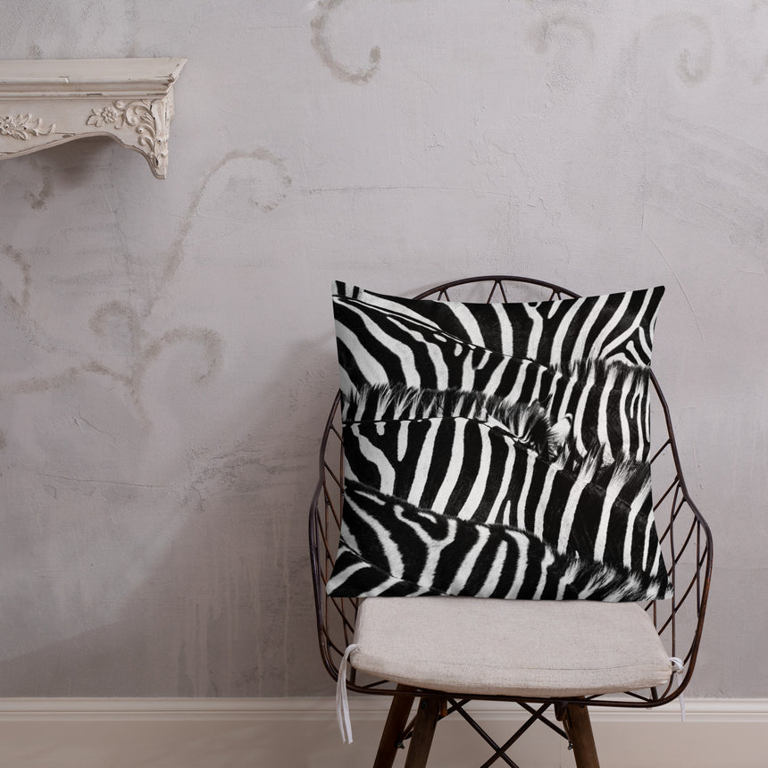 "A Myriad of Stripes" Decorative Pillow – 18"
