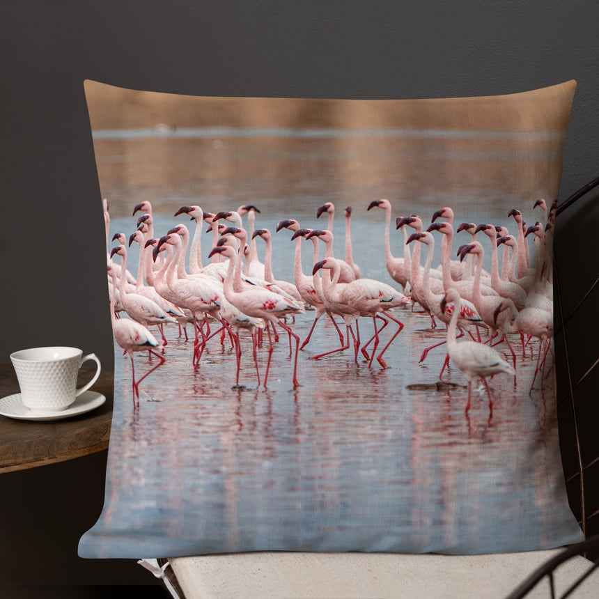 "Pink Splendour" Decorative Pillow – 18"