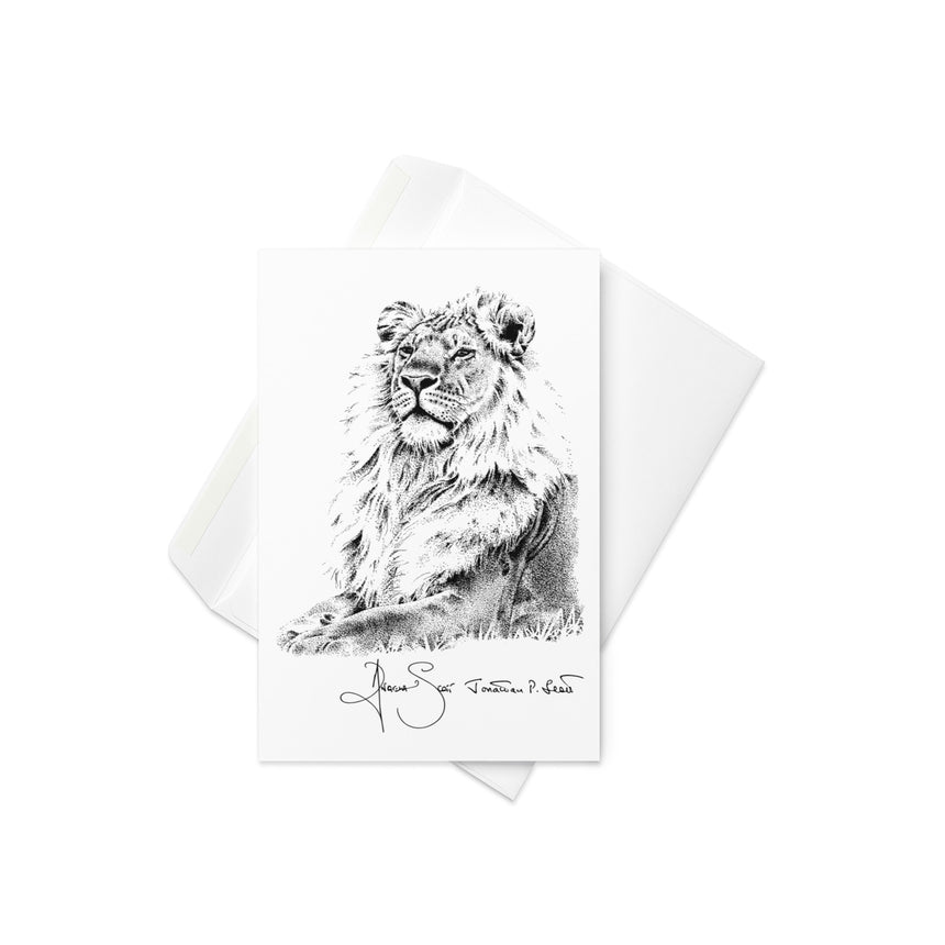 "Strength and Courage" Greeting Card – 4" x 6"