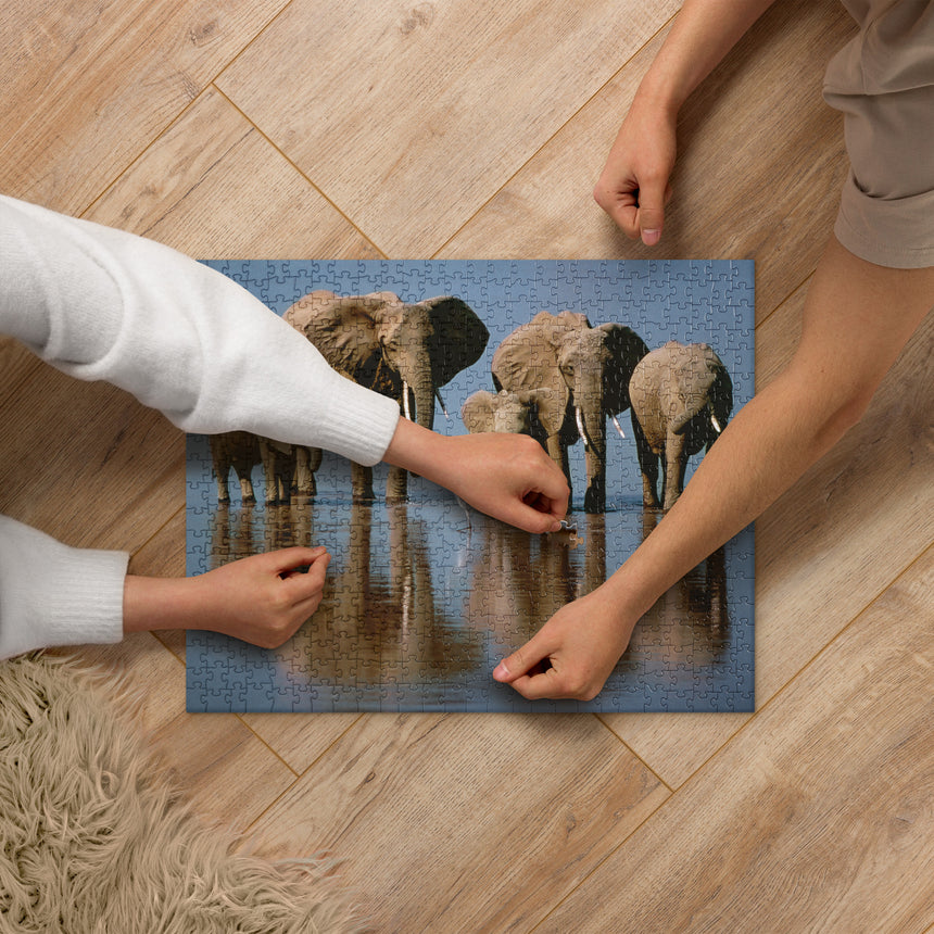 "Elephant Heaven" Jigsaw Puzzle – Large