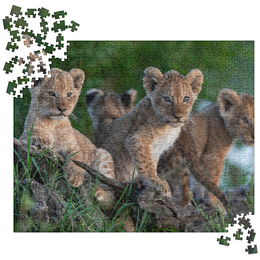 "The Curious Cubs" Jigsaw Puzzle – Large