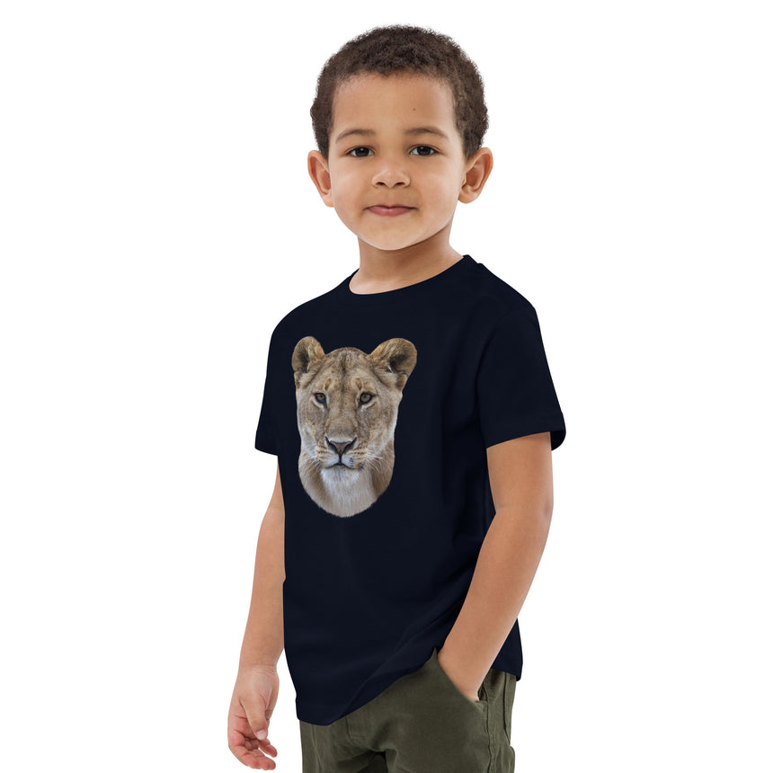 "Kabibi the Lioness" Organic Cotton T-shirt – Kids