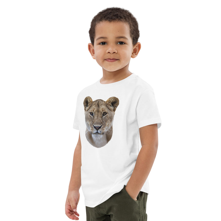 "Kabibi the Lioness" Organic Cotton T-shirt – Kids