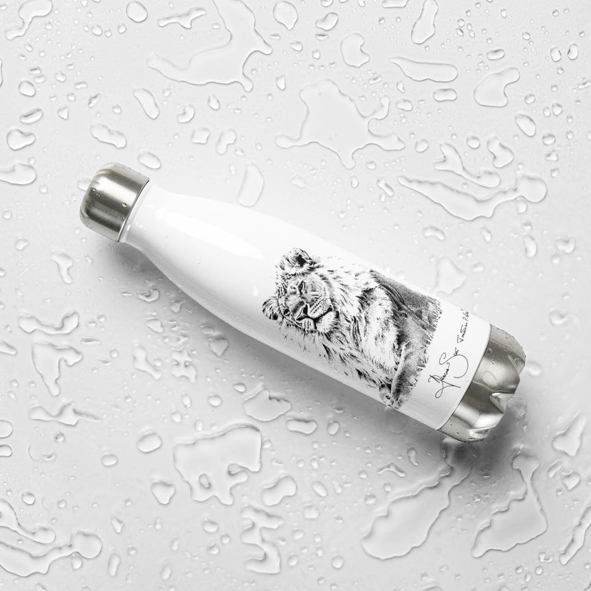 "Strength and Courage" Stainless Steel Water Bottle