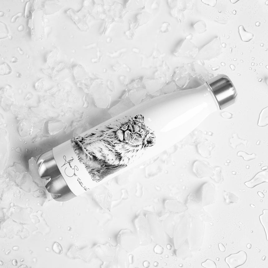 "Strength and Courage" Stainless Steel Water Bottle